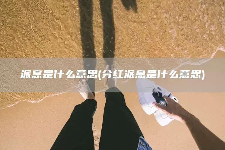 派息是什么意思(分红派息是什么意思)(图1)