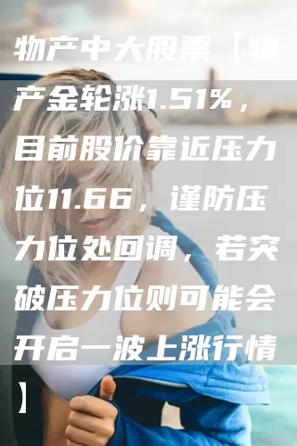 物产中大股票【物产金轮涨1.51%，目前股价靠近压力位11.66，谨防压力位处回调，若突破压力位则可能会开启一波上涨行情】(图1)