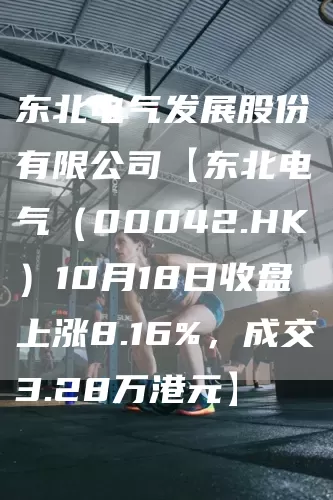 东北电气发展股份有限公司【东北电气（00042.HK）10月18日收盘上涨8.16%，成交3.28万港元】(图1)