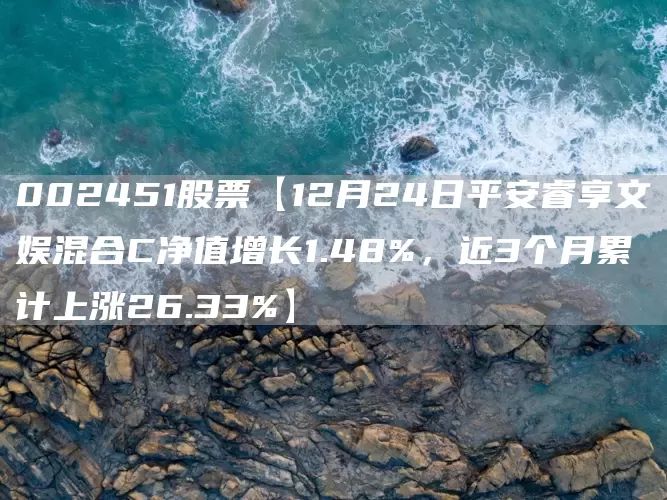 002451股票【12月24日平安睿享文娱混合C净值增长1.48%，近3个月累计上涨26.33%】(图1)