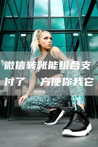 微信转账能组合支付了  方便你我它(图1)
