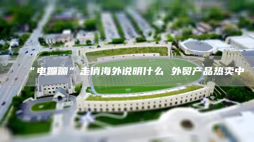 “电蹦蹦”走俏海外说明什么 外贸产品热卖中(图1)